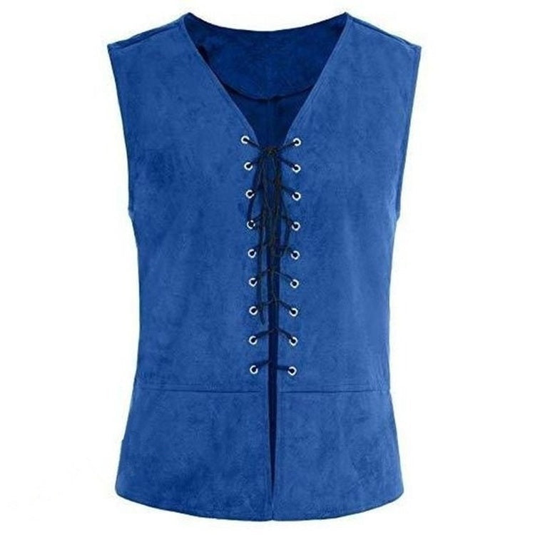 17th Century Vampire Pirate Knight Ritter Viking Celtic Knight Retro Vintage Punk & Gothic Medieval Renaissance Suede Vest